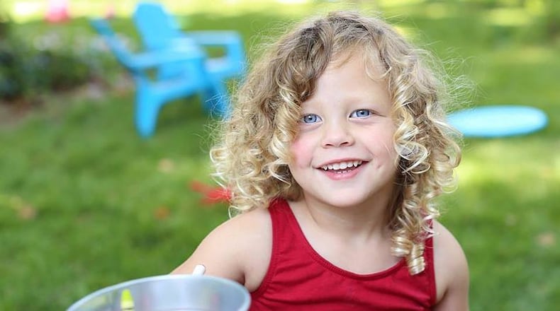 Eloise Ward at her summer backyard birthday bash.