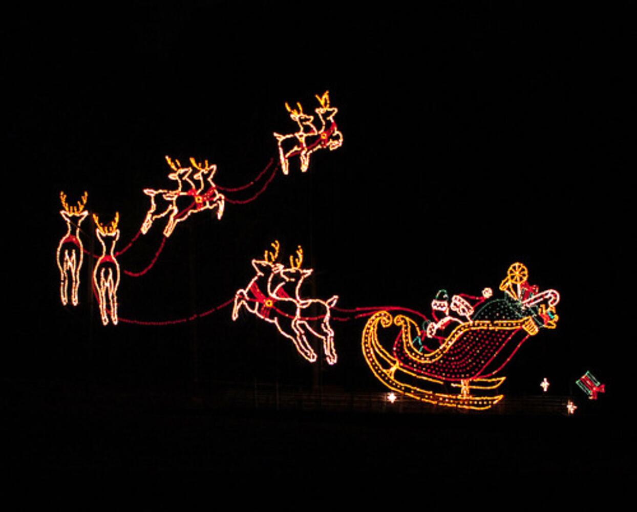 Holiday lights sparkle in metro Atlanta
