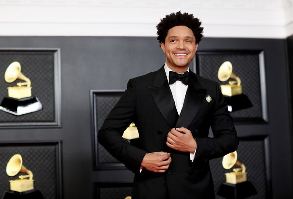 Host Trevor Noah on the red carpet at the 63rd Annual Grammy Awards at the Los Angeles Convention Center. (Jay L. Clendenin/Los Angeles Times/TNS)