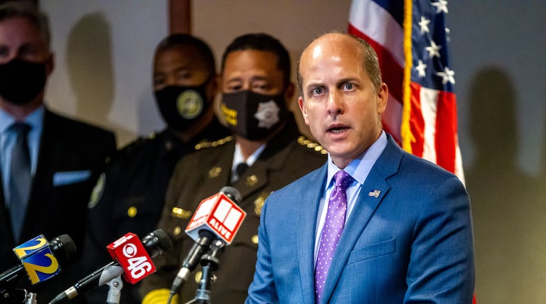 In a statement, acting U.S. Attorney for the Northern District of Georgia Kurt Erskine said disbarred and convicted Marietta lawyer Chalmer Detling "betrayed the trust of his clients, business associates, friends and family, all to steal money." STEVE SCHAEFER FOR THE ATLANTA JOURNAL-CONSTITUTION