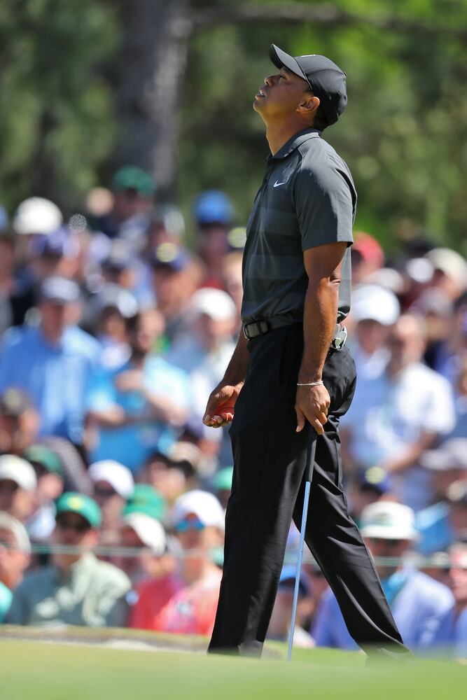 Photos: Tiger Woods at the Masters Thursday