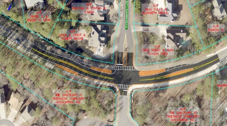 Johns Creek recently approved a $200,433 contract with Wilson Construction Management, LLC for the improvement of the Brumbelow Road at Tuckerbrook Lane intersection. (Courtesy City of Johns Creek)