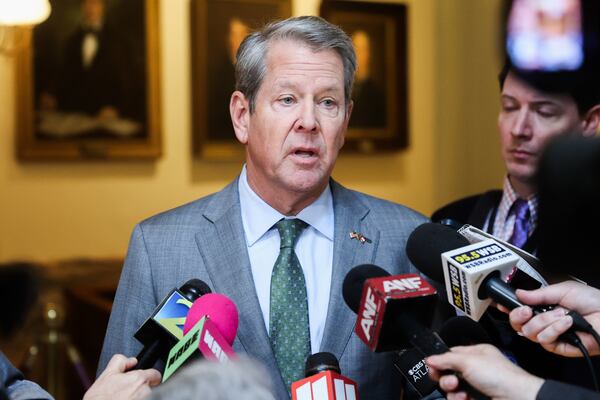 Gov. Brian Kemp, seen here at the Georgia Capitol in January. (Abbey Cutrer/AJC)