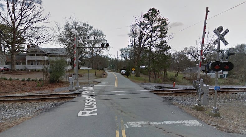 Norfolk Southern Railroad has begun construction on their railroad tracks at the Suwanee Dam Road and Russell Street crossing in Suwanee. (Google Maps)