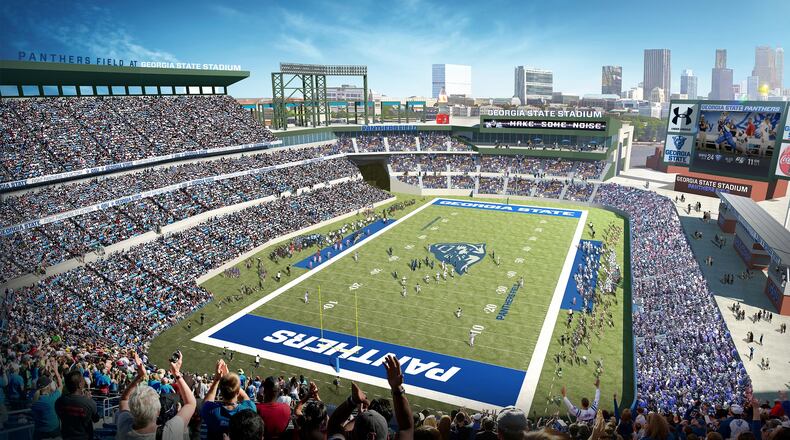 This rendering shows what George State Stadium could look like once completed.