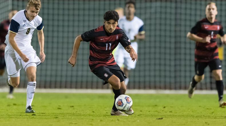 Atlanta United selected Stanford's Amir Bashti with its pick in the second round of the SuperDraft in January in Chicago. (Stanford)