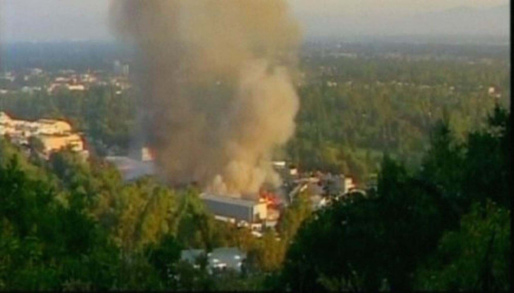 Fire at Universal Studios