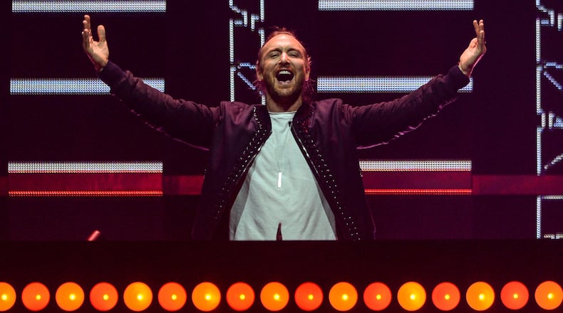 David Guetta says, "Welcome, everyone!" Photo: Getty Images