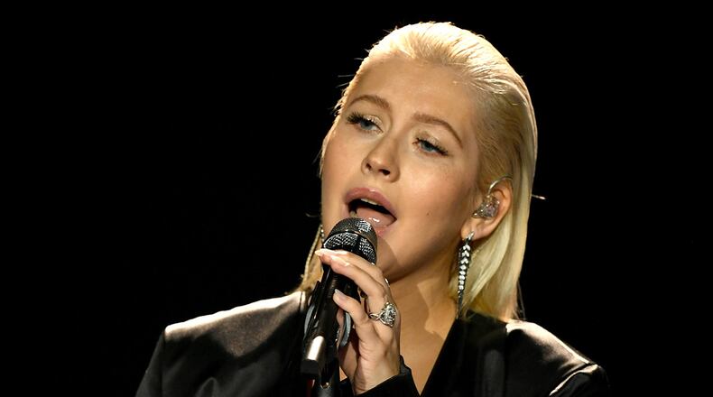 Christina Aguilera made an appearance on "The Late Late Show with James Corden" for "Carpool Karaoke." (Photo by Kevin Winter/Getty Images)