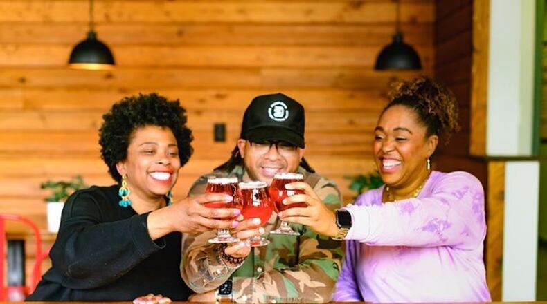 (l. to r.) Crafted For Action Craft Beer Conference team members Jen Price, Kevin Irvin, and Shanelle Pickraum are hosting CraftBeerCon at Atlantucky Brewing in Atlanta from June 19-22.