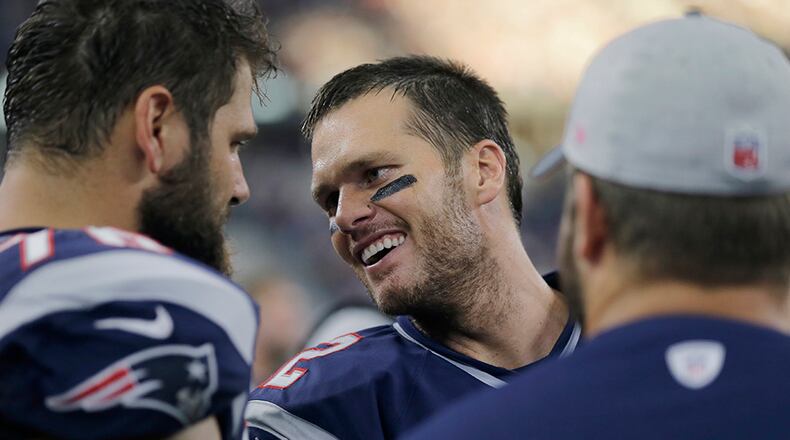 Tom Brady's Patriots are undefeated this season.