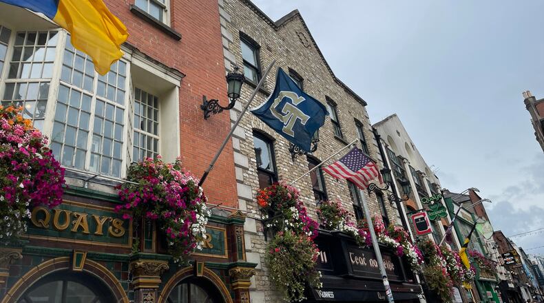 The sites in Dublin as Georgia Tech prepares to play Florida State on Saturday.