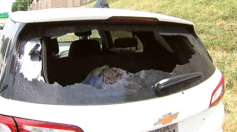 DeKalb County police are investigating after a shooting Friday afternoon on I-20.