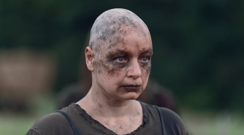 Samantha Morton as Alpha - The Walking Dead _ Season 9, Episode 11 - Photo Credit: Gene Page/AMC