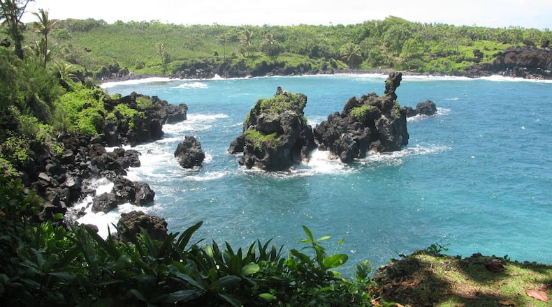 Maui’s Road to Hana offers breathtaking views, but can sometimes come at white-knuckle cost. (Evan Lambson/Dreamstime/TNS)