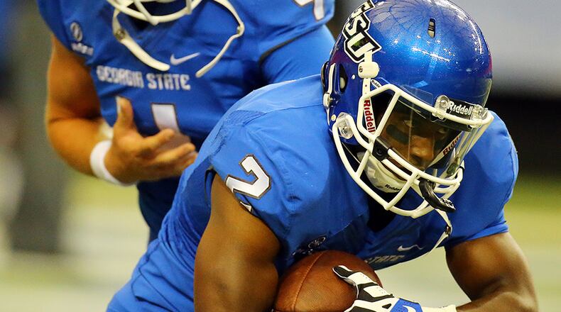 Freshman running back Kryten Hammon has rushed for 197 yards and two touchdowns in two games.