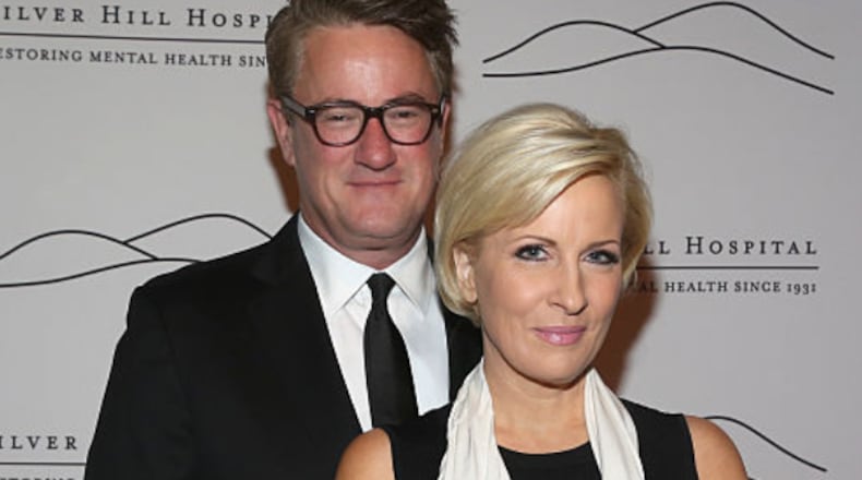 NEW YORK, NY - NOVEMBER 14: Joe Scarborough and Mika Brzezinski attend Silver Hill Hospital 2016 Giving Hope Gala at Cipriani 42nd Street on November 14, 2016 in New York City. (Photo by Sylvain Gaboury/Patrick McMullan via Getty Images)