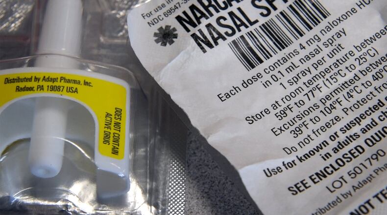 8/23/18 2:43:24 PM-- Glen Burnie, MD, U.S.A -- Narcan (naloxone) will be used to help deal with overdoses of opiates and opioids in the Anne Arundel County (Maryland) school system. Schools are training school nurses and employees to prevent heroin and fentanyl overdoses. -- Photo by Doug Kapustin, Freelance ORG XMIT: