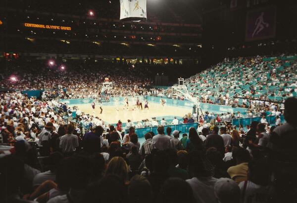 Felicia Schlafer received tickets to the USA Dream Team basketball game through her job. (Courtesy of Felicia Schlafer)
