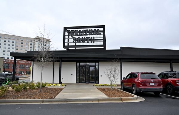 Mixed-use development Terminal South opened in Peoplestown this year with a food hall, Switchman Hall. (Hyosub Shin/AJC)