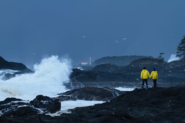 Storm watching season on the west coast of Vancouver Island begins in November. The Wickaninnish Inn in Tofino provides everything you'll need for a successful outing in the elements." (Courtesy of Jeremy Koreski)