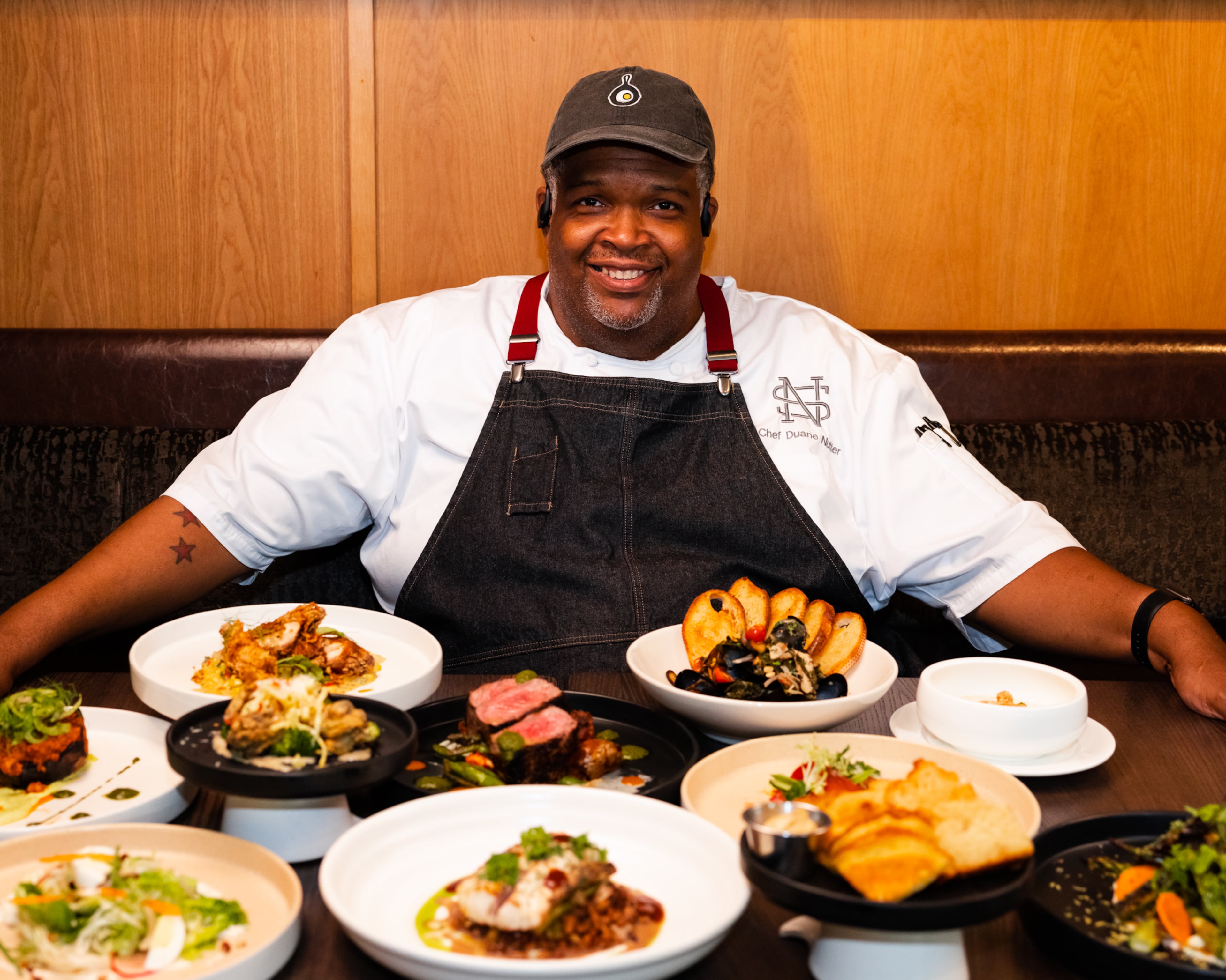 "I like to say we’re Southern in feel, National in flavor, because I’ve been inspired by every place I’ve ever lived and worked,” said Southern National chef and co-owner Duane Nutter who has worked in Louisiana, Kentucky, the Pacific Northwest and Atlanta, among other places, throughout his culinary career. Photo by Rebecca Carmen