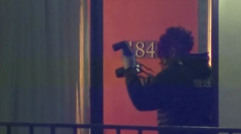 Atlanta police early Tuesday investigated a deadly motel stabbing involving cousins.