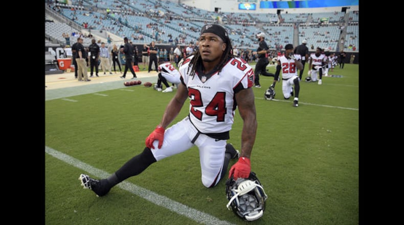Falcons running back Devonta Freeman. (AP Photo/Phelan M. Ebenhack, File)