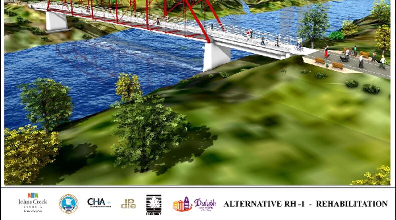 Duluth officials offer an update on the Rogers Bridge Rehabilitation Project. Courtesy City of Duluth