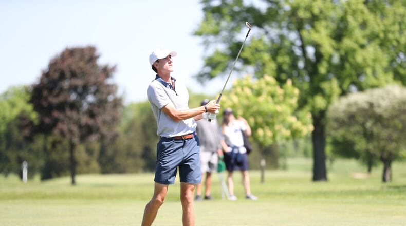Georgia Tech golfer Ross Steelman shot a 4-under 67 in the second round of the NCAA regional on Tuesday in Columbus, Ohio. (Ricky Bassman/Georgia Tech Athletics)