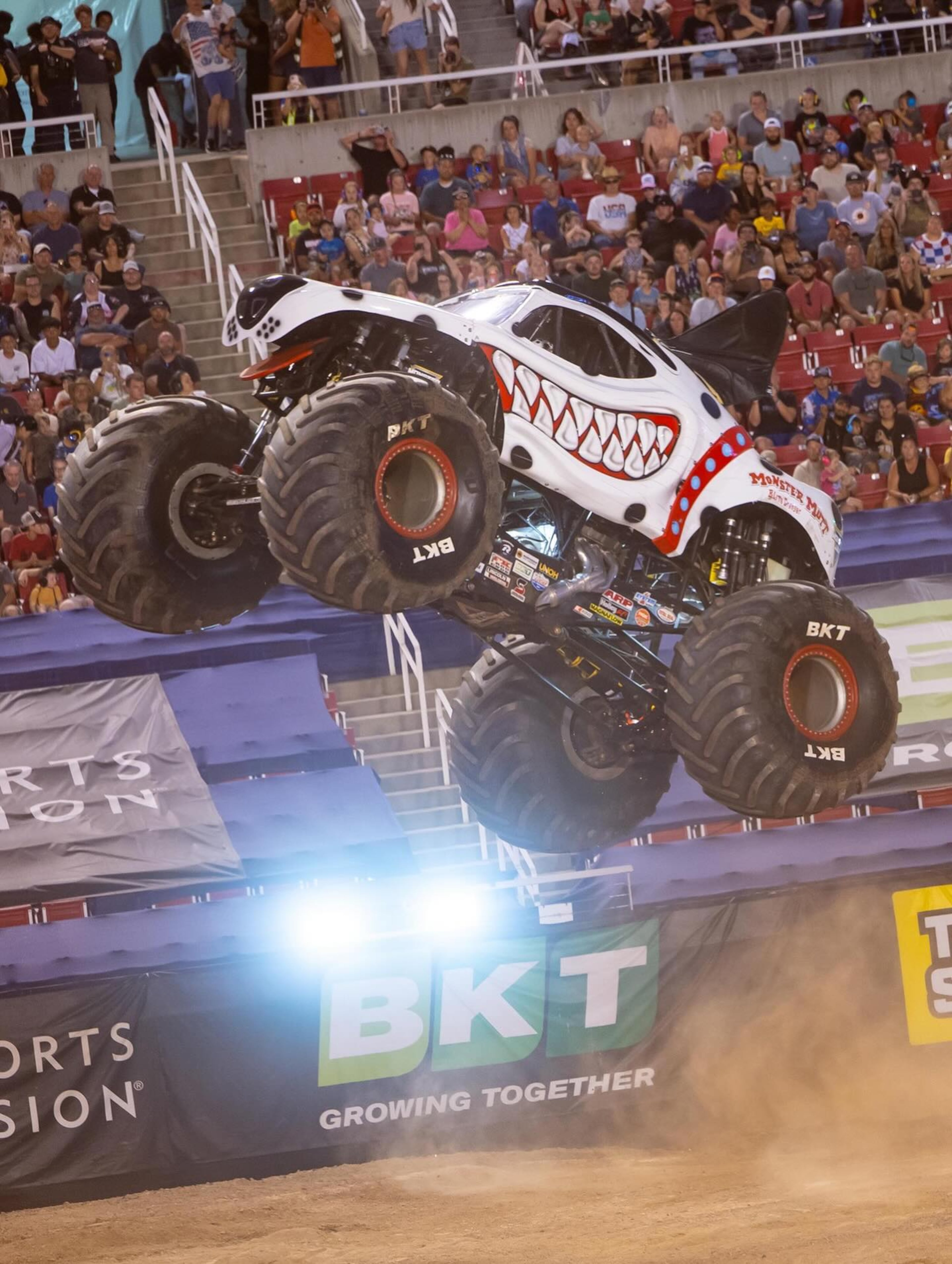 See vehicles perform stunts and compete against one another at Monster Jam, Saturday and Sunday at Duluth's Gas South Arena. (Courtesy of Monster Jam)