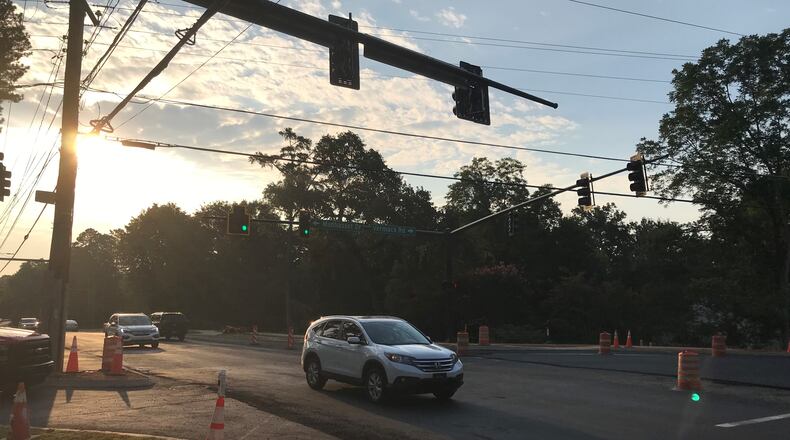 On August 3, the intersection at Mount Vernon Road and Vermack Road/Manhasset Drive became fully operational with upgrades to improve flow. CONTRIBUTED