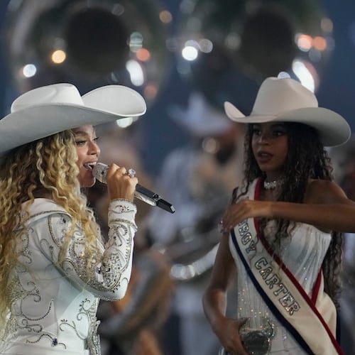 Beyoncé brings her highly anticipated Cowboy Carter Tour to Atlanta for four July nights at Mercedes-Benz Stadium. (David J. Phillip/AP)