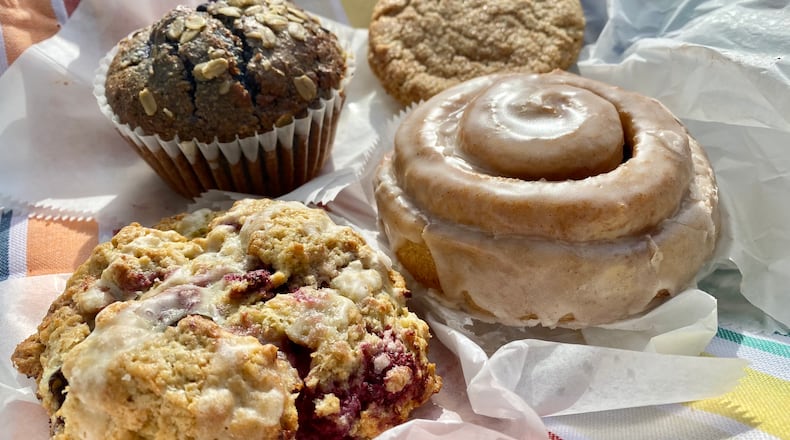 Garnet Gal's offers a variety of organic baked sweet treats using house-milled flour.
Ligaya Figueras / ligaya.figueras@ajc.com