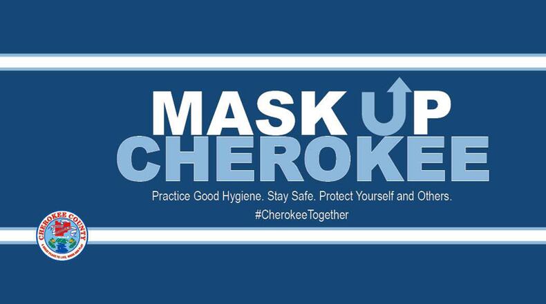 Cherokee County is distributing face masks at three county offices as part of its "Mask Up Cherokee" initiative.