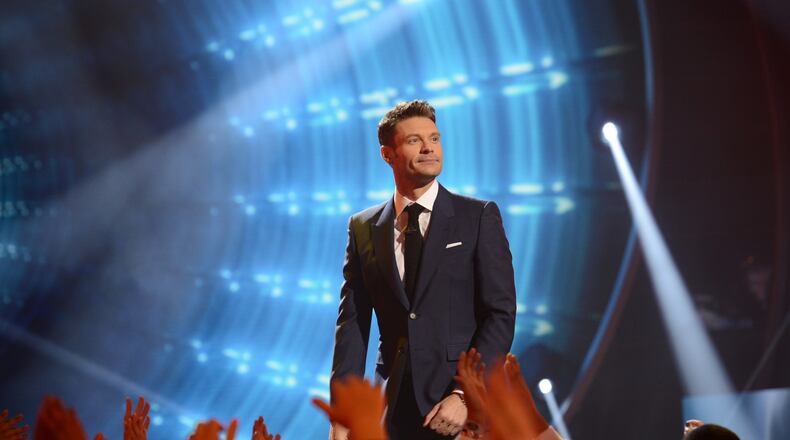 AMERICAN IDOL XIII: Ryan Seacrest on AMERICAN IDOL XIII airing Thursday, April 17 (9:00-9:30 PM ET / PT) on FOX. CR: Michael Becker / FOX. Copyright 2014 / FOX Broadcasting. Ryan Seacrest looking dapper last week. CREDIT: Fox