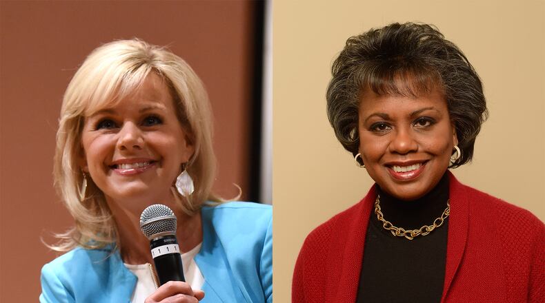 Gretchen Carlson and Anita Hill will be part of a CNN special pondering if there is a real "tipping point" regarding sexual harassment in America. CREDIT: Getty Images