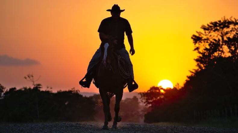 File photo of a cowboy riding a horse. (Photo credit: RonaldPlett / Pixabay.com)