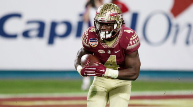 Florida State running back Dalvin Cook was not drafted during the first round of the NFL draft on Thursday.