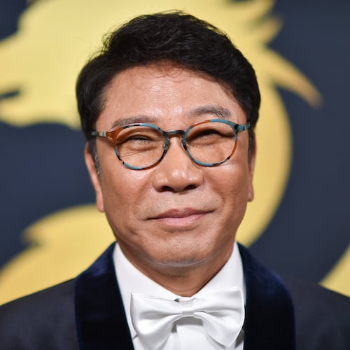 Lee Soo-man arrives at the Asian Hall of Fame Induction Ceremony on Saturday, Nov. 1, 2025, at The Biltmore Los Angeles in Los Angeles. (Photo by Richard Shotwell/Invision/AP)1