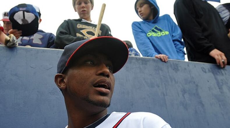 Braves Future Stars Exhibition Baseball Julio Teheran will pitch in Washington for first time since hit beaning of Bryce Harper led to both teams' benches emptying.