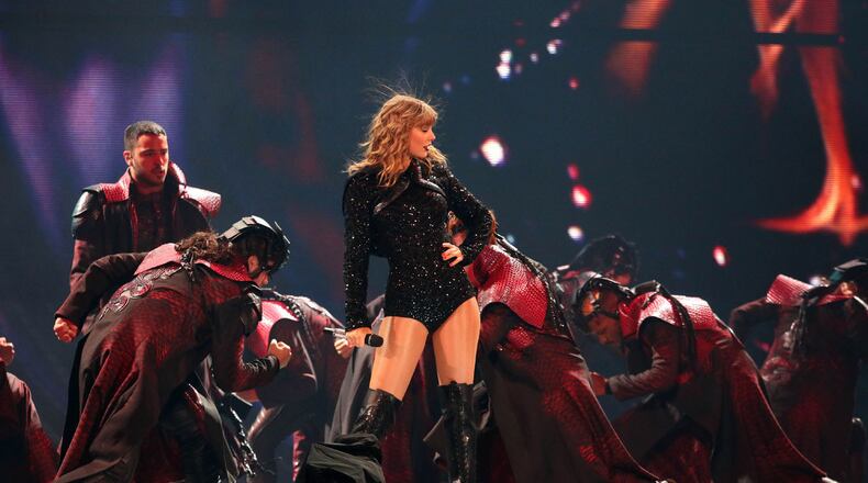 Taylor Swift sold out the first of two nights on Friday, August 10, 2018, on her Reputation Stadium Tour. Camila Cabello and Charli XCX were the openers. The singer was scheduled to perform as part of the NCAA Final Four weekend in Atlanta, which has been canceled. Robb Cohen Photography & Video /RobbsPhotos.com