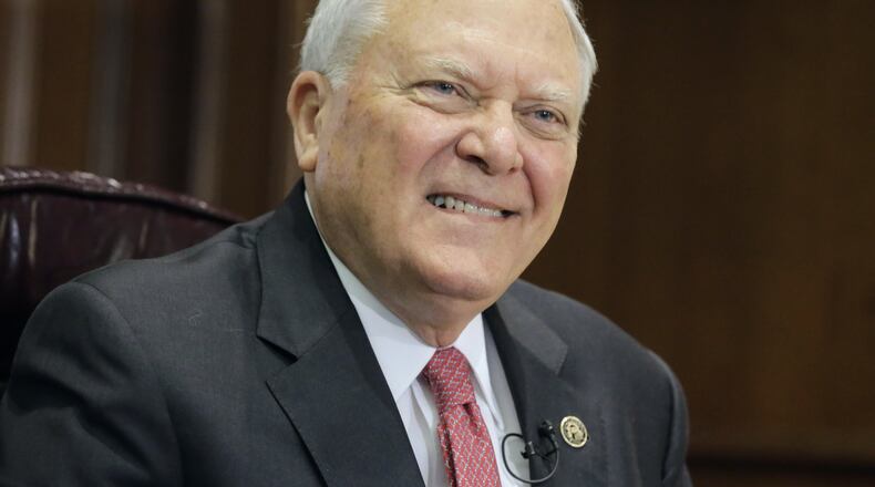 Gov. Nathan Deal said Friday that he is working with lawmakers on a plan that would give the state more power to let students transfer from the 153 schools on the state’s failing list. That effort, he said, will take priority over his plans to overhaul the state’s school funding formula, a promise he made during his re-election campaign in 2014. “If we do not deal with chronically failing schools,” Deal told The Atlanta Journal-Constitution, “rewriting the formula does not do anything to solve the biggest problem we have in public education.” BOB ANDRES /BANDRES@AJC.COM