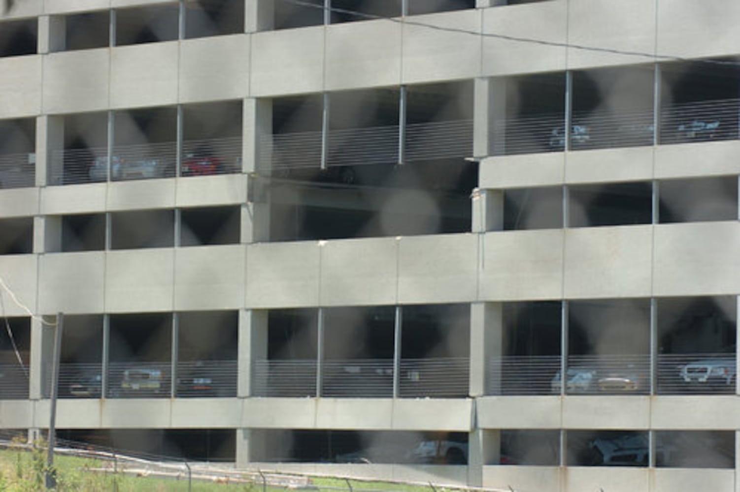 Parking deck collapse in Midtown