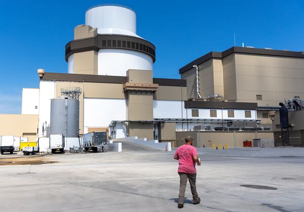A view of unit 3 at Plant Vogtle, in Burke County near Waynesboro, on Monday, July 31, 2023. (Arvin Temkar / arvin.temkar@ajc.com)