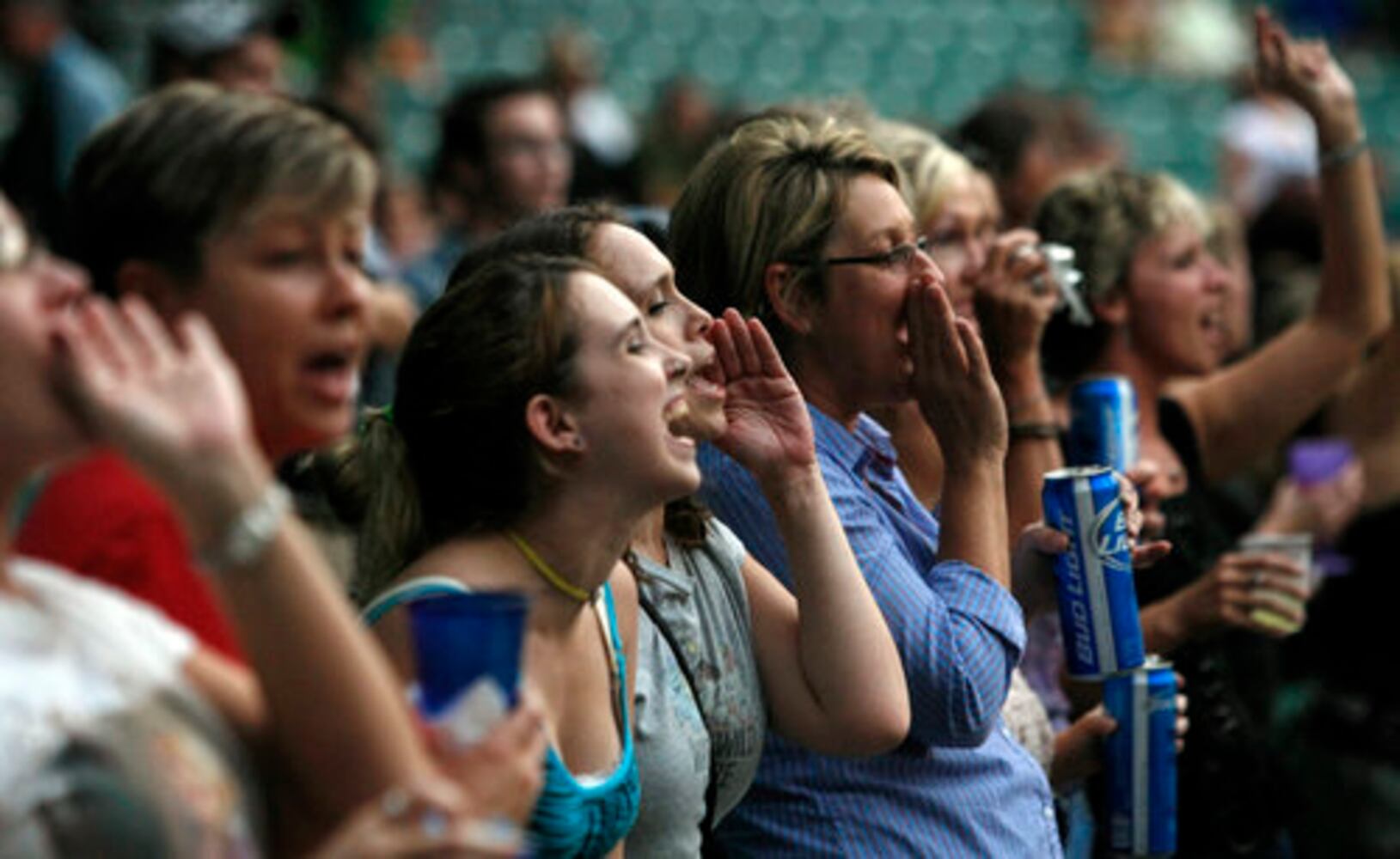 Joan Jett and Billy Idol perform at Chastain Park
