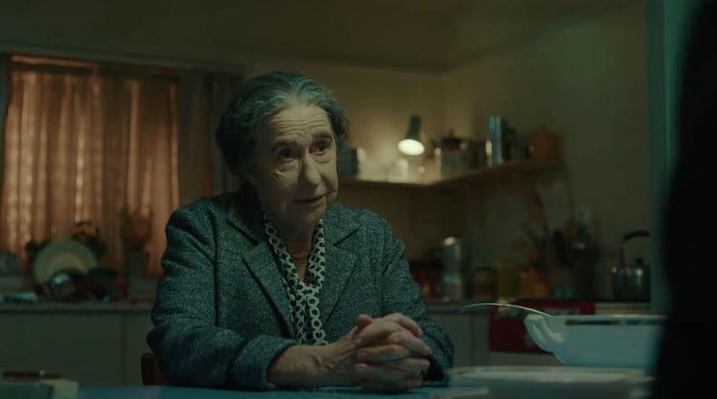 Helen Mirren plays ailing Israeli Prime Minister Golda Meir in 1973 during the Yom Kippur War in "Golda," out in theaters August 25, 2023. BLEECKER STREET