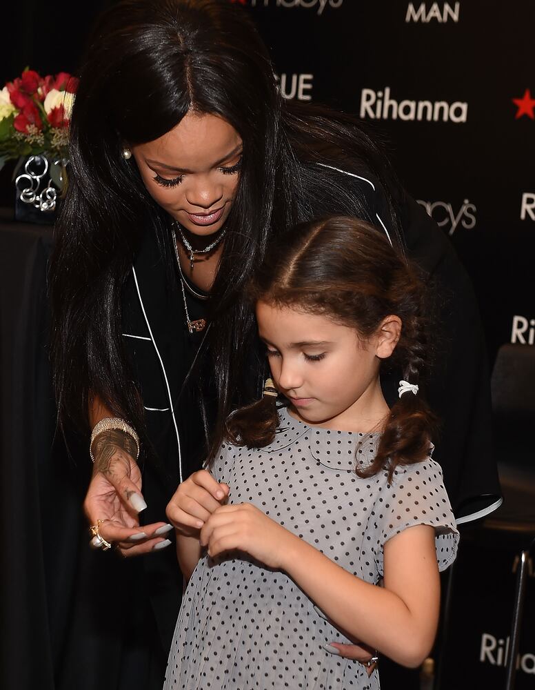 Pop star was in Atlanta to launch her new fragrance line, Rogue Man
