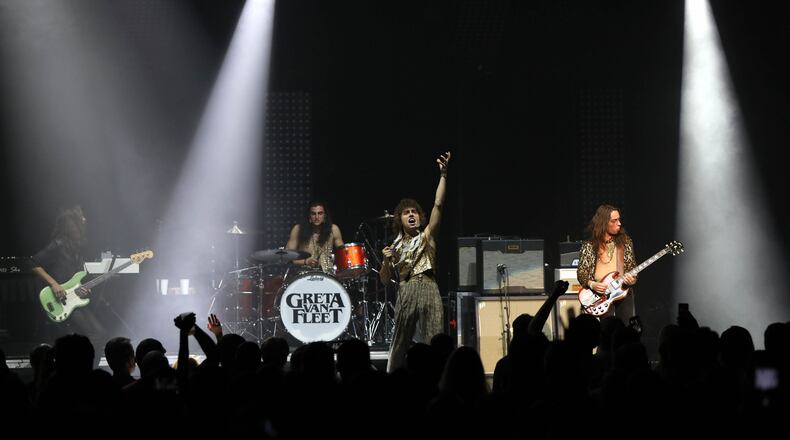 Michigan rockers Greta Van Fleet played the first of two nights at the Fox Theatre on May 12, 2019. Photo: Robb Cohen Photography & Video/www.RobbsPhotos.com