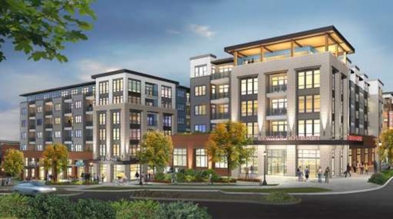 This is a rendering of the redeveloped Callaway Building in downtown Decatur.